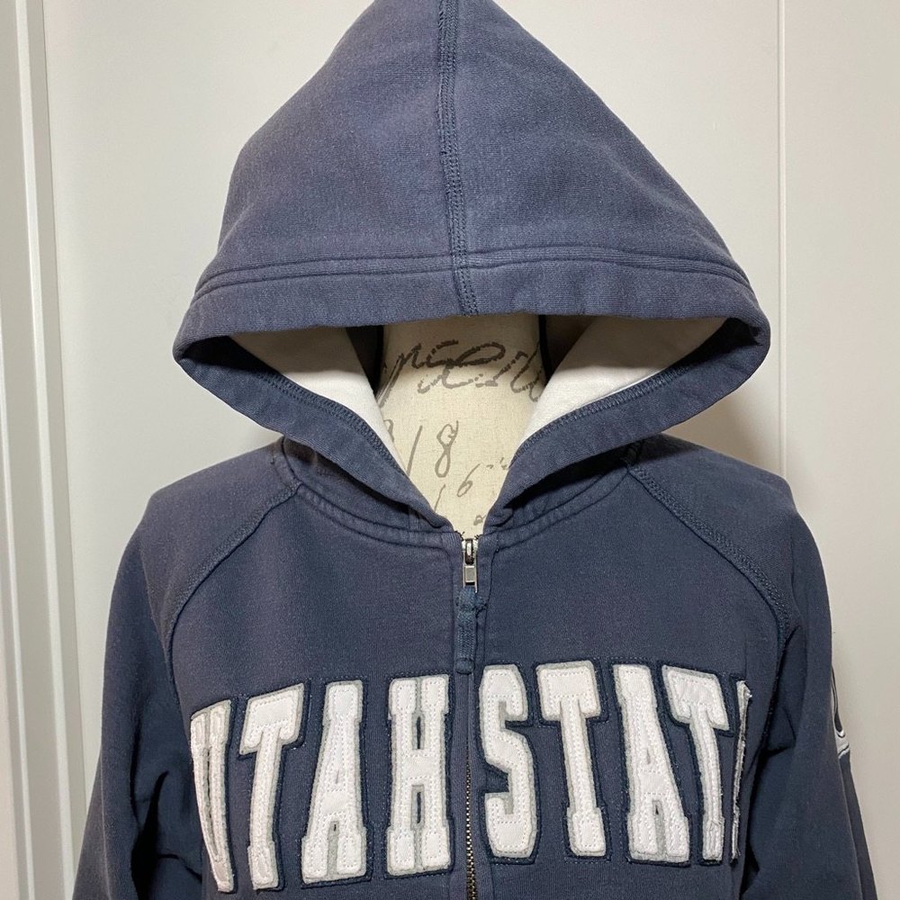 Colosseum Athletics Women’s Hoodie Genuine Authentic Wear Utah State Size M Gray - Picture 3 of 7